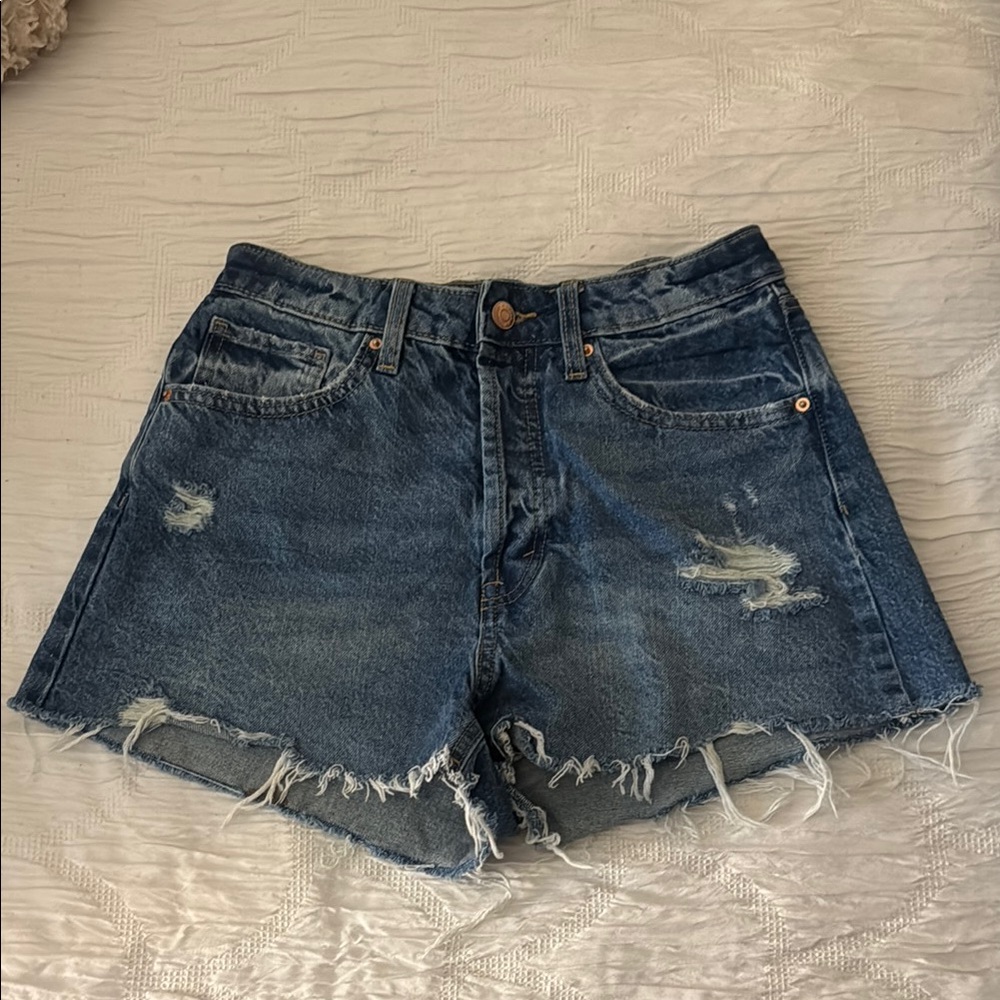 Denim Distressed Women's Shorts